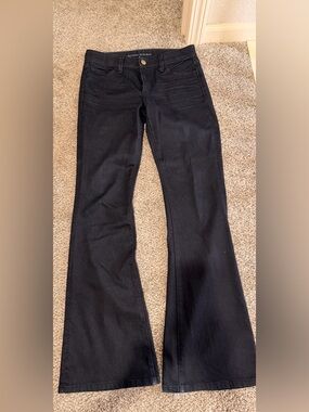 Banana Republic Dark Black Flare Jeans - Women's